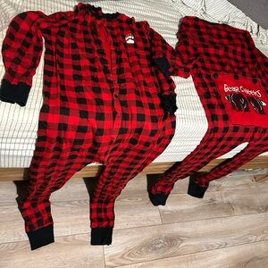 Men's Red Plaid Family Pajamas